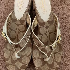 Coach Wedge Flipflops